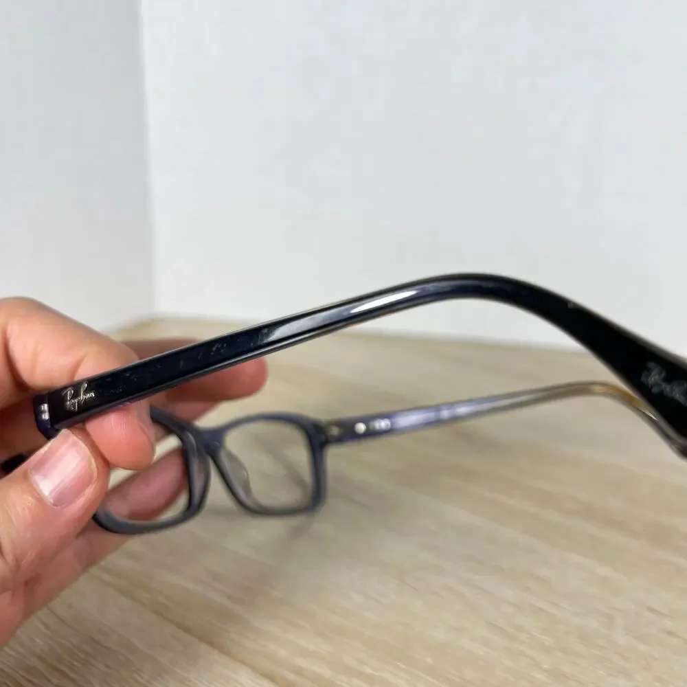 Ray-Ban RB5256 5190 Eyeglasses Translucent Blue Frames Only 54-16-135